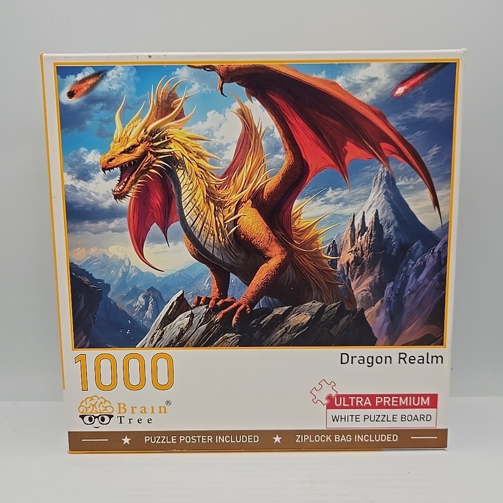 Brain Tree Dragon Realm 1000 Piece‎ Puzzle